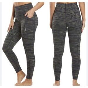 FP Free People Movement Roll Out Space Dye High Rise Yoga Leggings Green Size XS